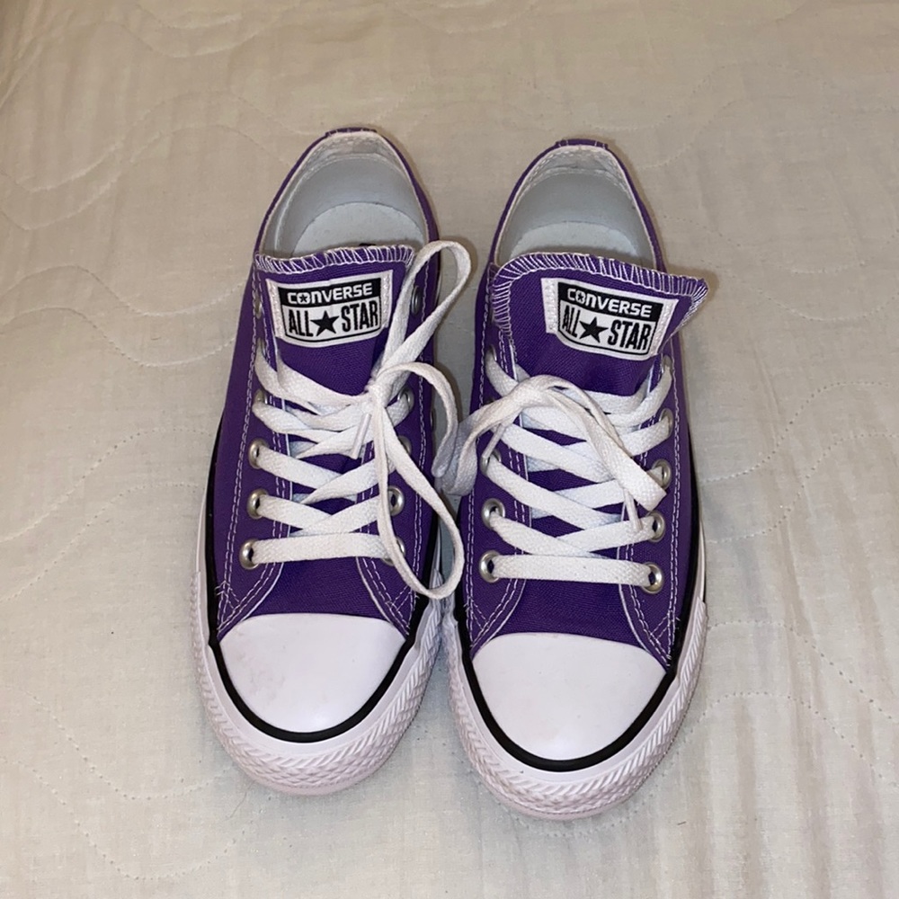 TSU Purple Converse Sneakers